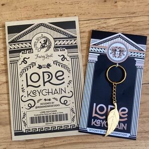 Keychain inspired by the book Lore